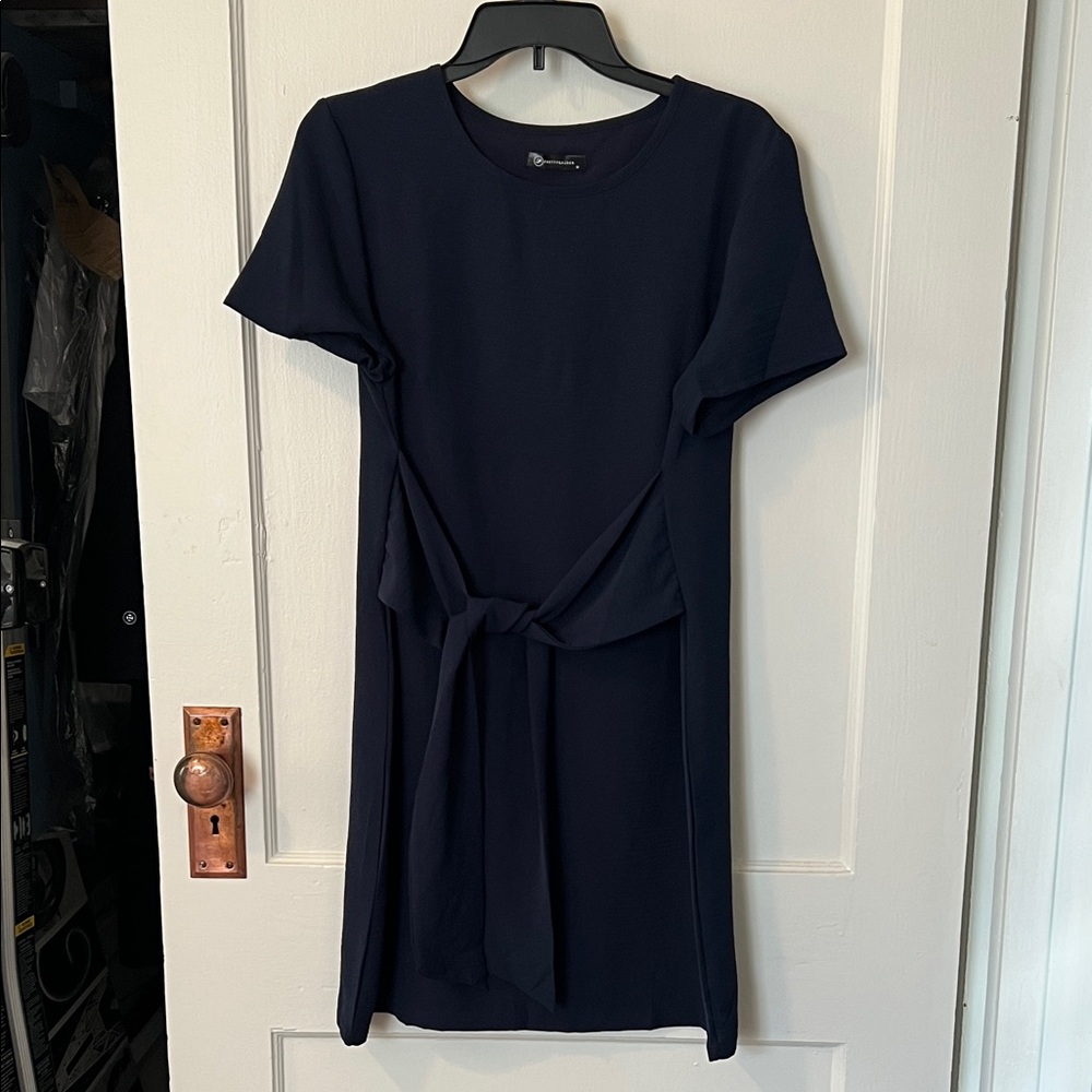 Chic Navy Blue Mini Dress